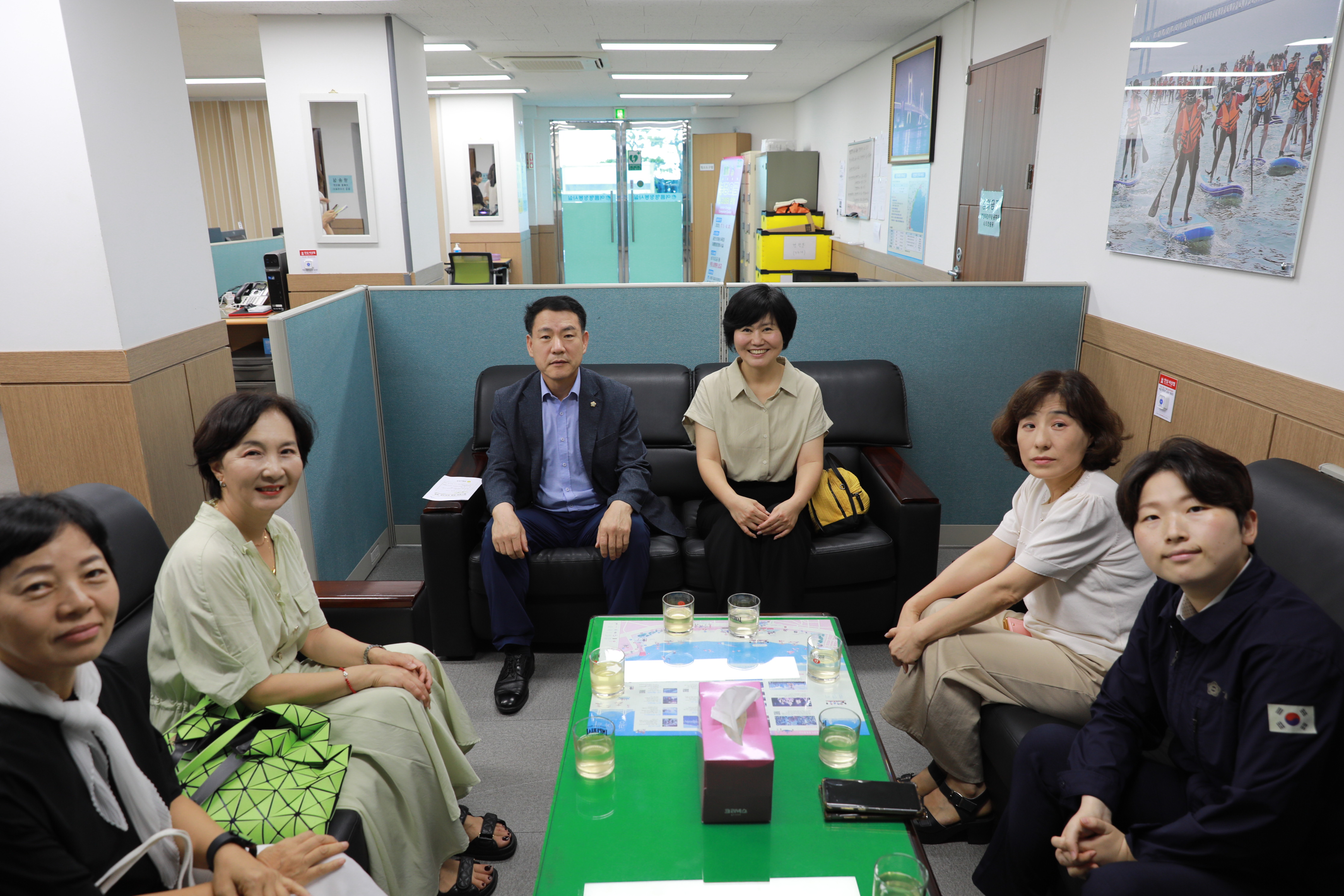 광안리해수욕장 현장근무자 격려 5