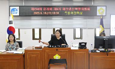 제258회 정례회 제6차 예산결산특별위원회