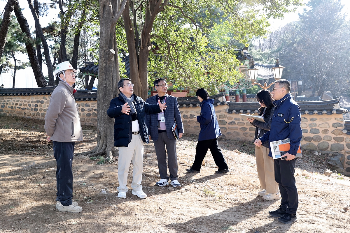 수영 사적공원 주차장 등 주변환경 개선을 위한 현장확인 2