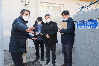 역사를 잇는 느린 골목길 조성 현장확인