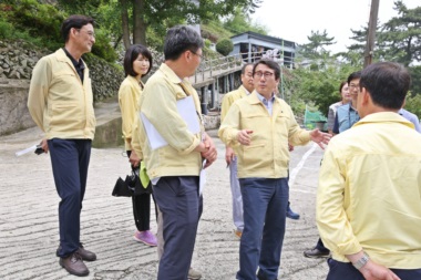 재난 위험지구 현장확인(7.1)