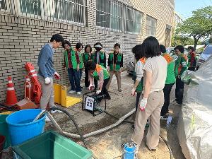 남천2동 자율방재단 집중호우 대비 수방장비 교육실시