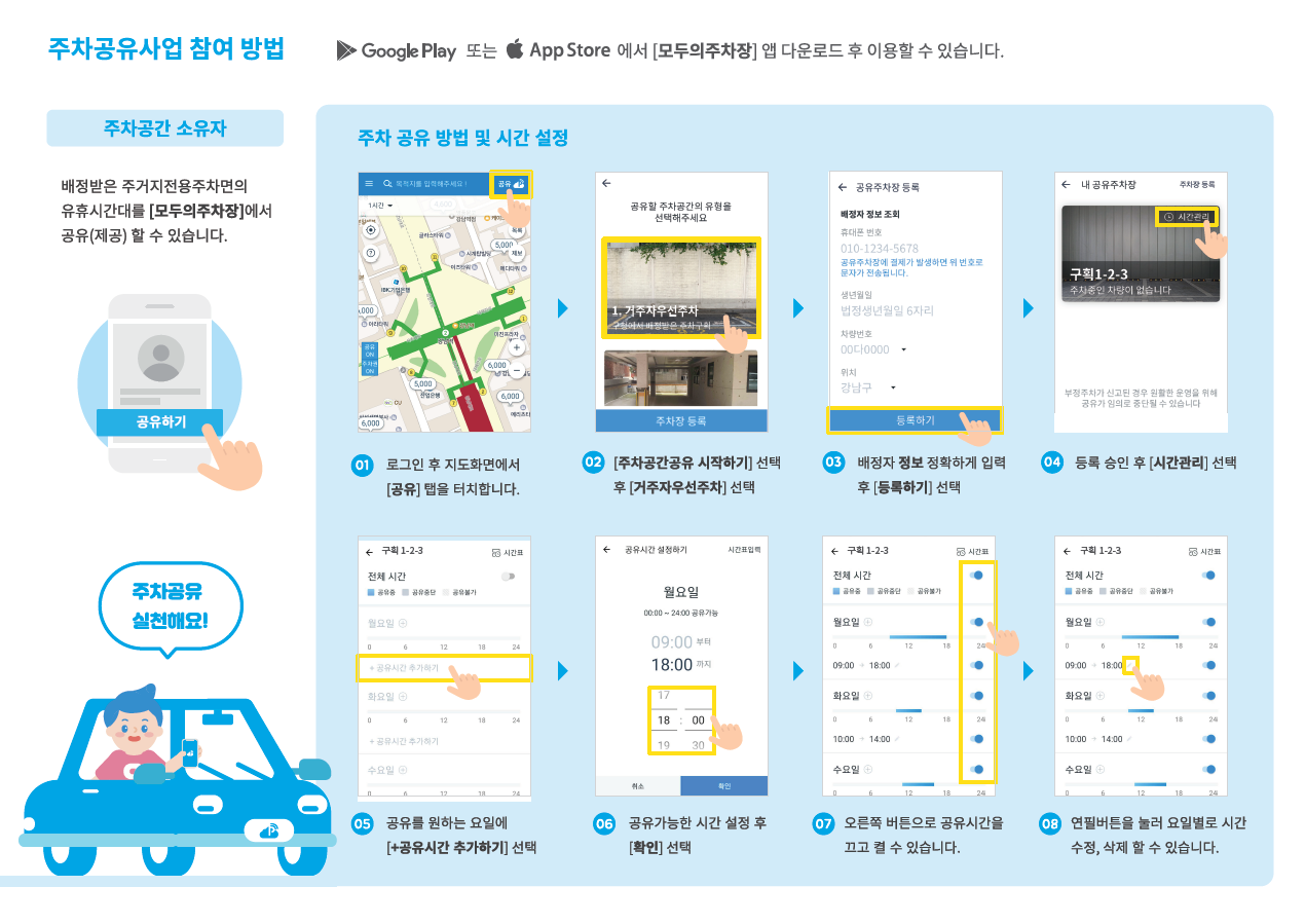 2024년 광안2동 주거지전용주차장 정기배정 신청 안내 2