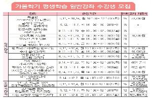 배우기 딱 좋은 계절이 왔다