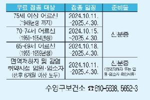 코로나19 무료 예방접종