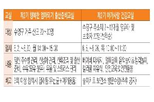 출산준비교실·아가사랑 건강교실