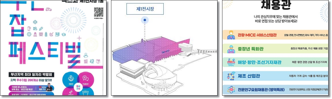 2025 부산 잡(JOB) 페스티벌 관광 · 서비스 부스 구간 참여기업 구인정보 1